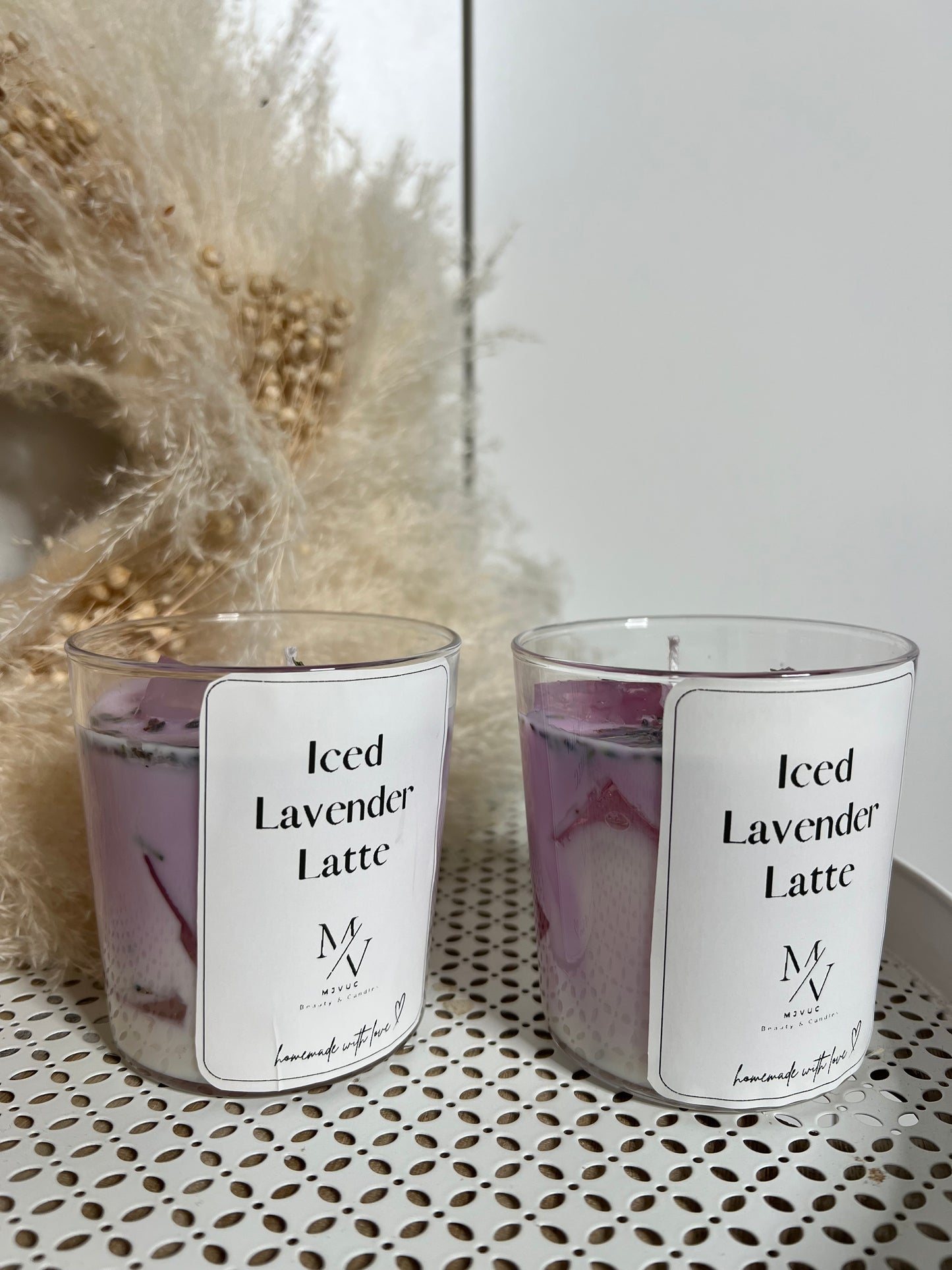 Lavender Latte Candle