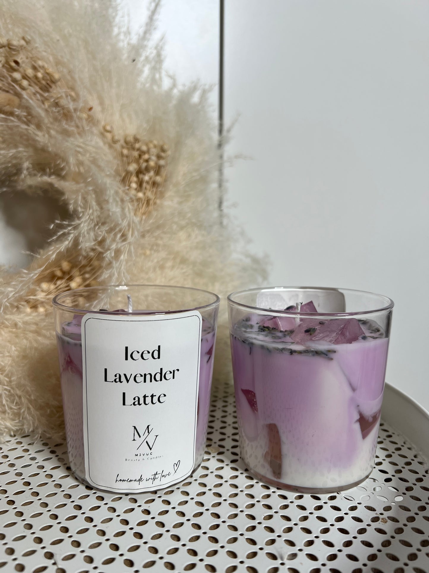 Lavender Latte Candle